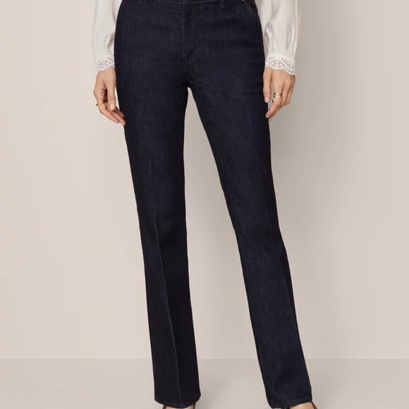 Ann Taylor Black Denim Jeans - Picture 1 of 5